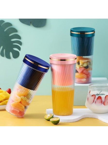 1 PCS Two Colors Portable Juicer Small Household Juicing Cup USB Charging Mini Electric Juicer Durable and Professional B0B4SD5HC7