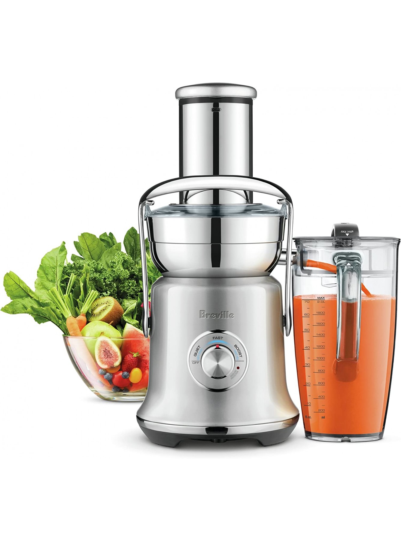 Breville BJE830BSS Juice Founatin Cold XL Centrifugal Juicer Brushed Stainless Steel B07KZ4ZBT5
