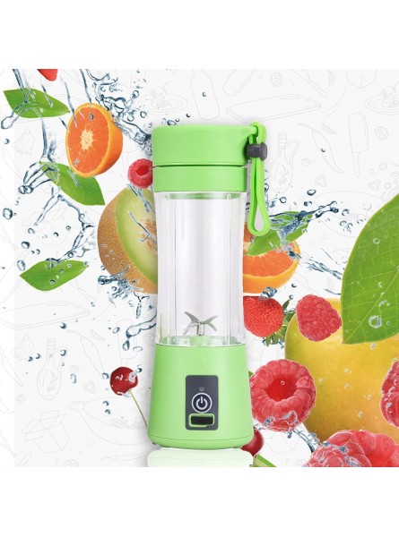 Intelligent automatic portable juicer bottle professional rechargeable electric portable juicer cup bule B08YKFCP4S