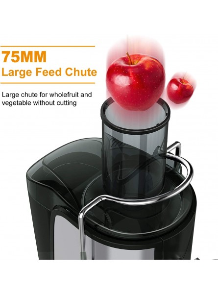 Juice Extractor 1200W Juicer Machines with 3 Large Feed Chute Makoloce Centrifugal Juicers with Cleaning Brush Compact Juice Maker for Fruits and Vegs BPA-Free B08NVZ37CT