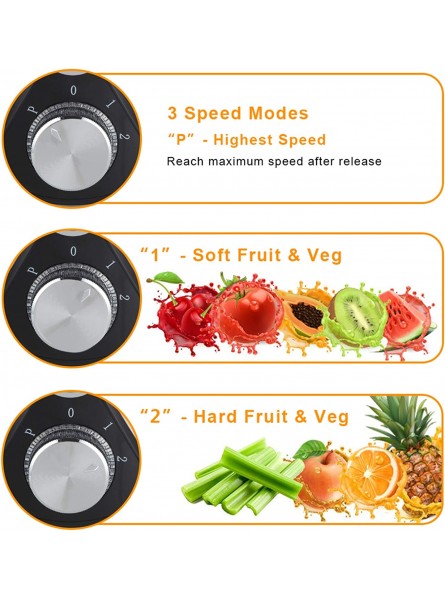 Juice Extractor Third Gear Electric Juicer 304 Stainless Steel for Whole Fruit Vegetable 110V 800W 85MM Large Diameter 1000Ml Juice Cup 1500Ml Pomace Cup B08T1YV5PV