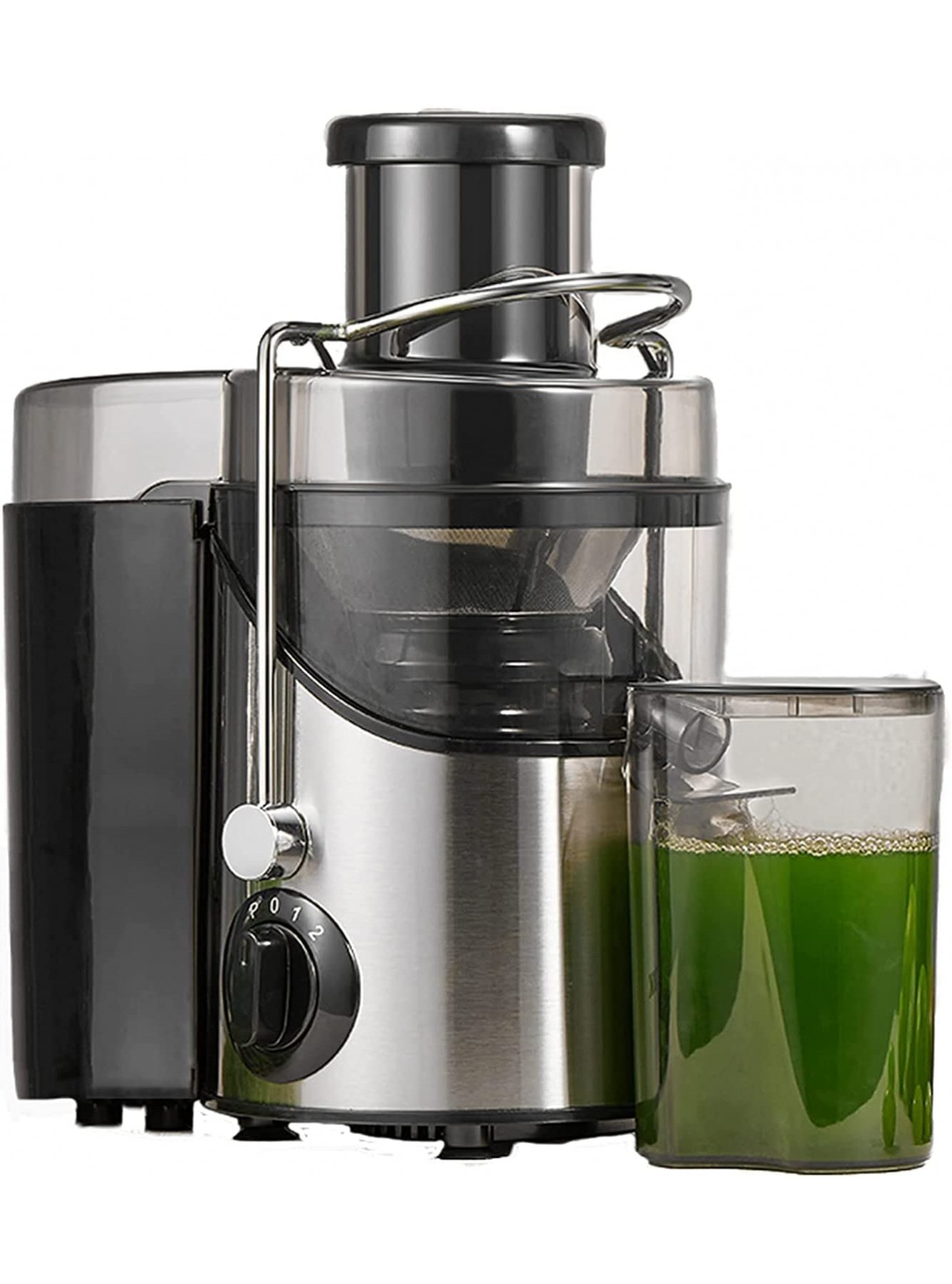 Juicer Extractor 400W Machines 3 Feed Chute Juice Centrifugal for Whole Fruit and Vegetables BPA Free 3 Speeds Stainless Steel Juice Maker Detachable Easy to Clean Brush Included B09M3ZYFQZ