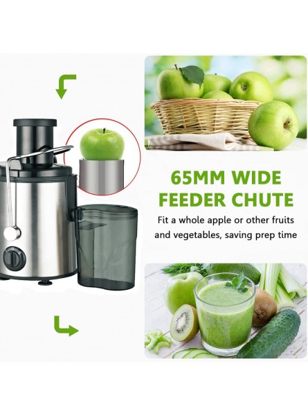 Juicer Upgraded 400W Juicer Machines 2 Speed Gear Centrifugal Juicer For Fruits and Vegetable with Anti-drip Function Stainless Steel and BPA Free Easy To Clean B09NZWSJ81