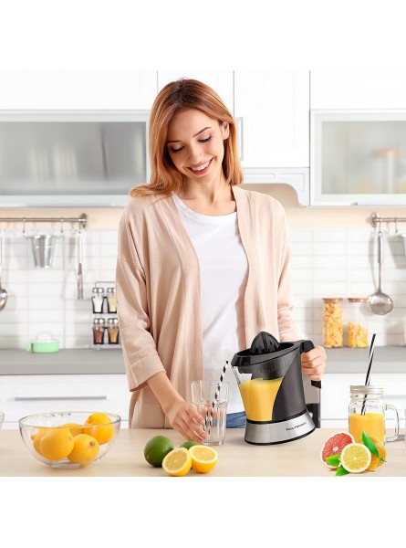 Pohl+Schmitt Deco-Line Electric Citrus Juicer Machine Extractor Large Capacity 34oz 1L Easy-Clean Featuring Pulp Control Technology B07PXMKMRS