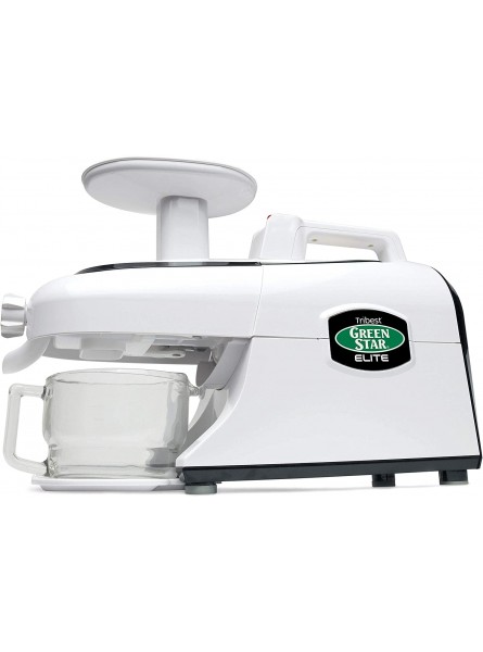 Tribest GSE-5000R-B Juice Extractor with Jumbo Twin Gears 6.5 x 12.5 x 19 inches White B01DDFYDZG
