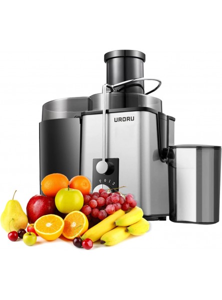 URORU Juicer Machine vegetables and fruits Centrifugal Juicer Easy to Clean Juice Extractor 450WMotor Anti-drip High Quality B0B3WMLJWP