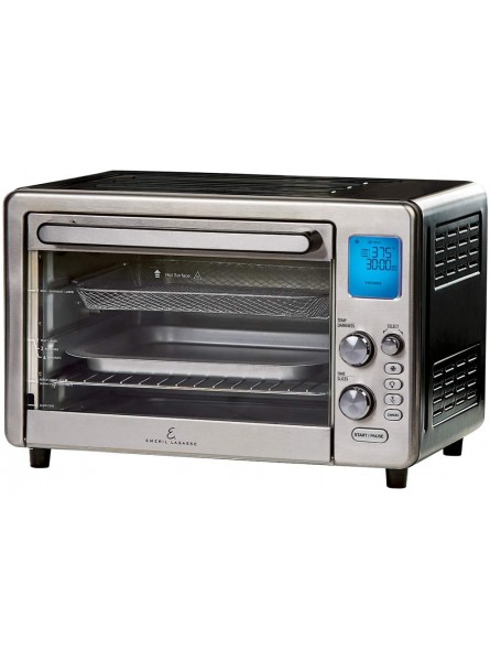 Emeril Lagasse Power Air Fryer 360 Max XL Family Sized Better Than Convection Ovens Replaces a Hot Air Fryer Oven Toaster Oven Rotisserie Bake Broil Slow Cook Pizza Dehydrator & More. Emeril Cookbook. Stainless Steel. MAX 15.6” 19.7” x 13” B07Z9HNYQ9