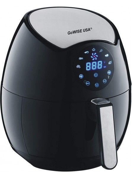 GoWISE USA Ming's Mark GW22621 Electric Air Fryer 3.7 QT Black B0106RV5JG