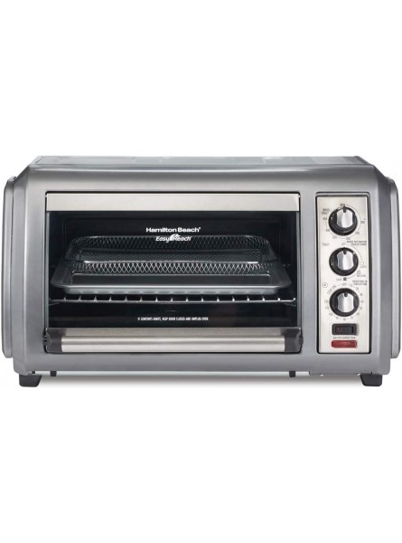 Hamilton Beach 31436 Sure-Crisp Air Fryer Countertop Toaster Oven 6 Slice Fits 12” Pizza 1500W Easy-Reach Access Door Powerful Circulation GREY B08H5QXNPF