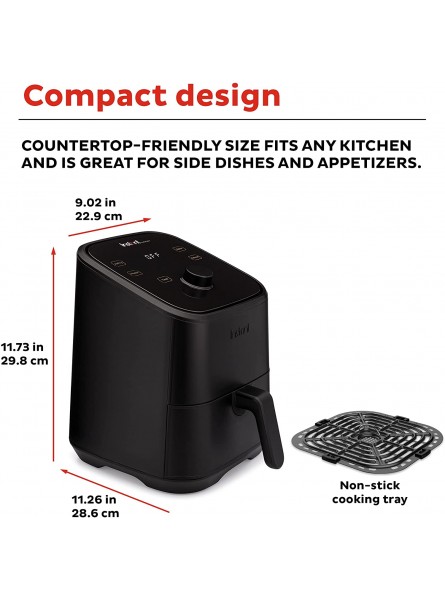Instant Pot Vortex 4-in-1 2-quart Mini Air Fryer Oven Combo with Customizable Smart Cooking Programs Nonstick and Dishwasher-Safe Basket Includes Free App with over 1900 Recipes Black B08YS2ZZ97
