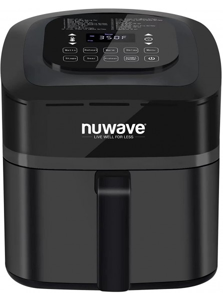 NUWAVE Brio 7-in-1 Air Fryer Oven 7.25-Qt with One-Touch Digital Controls 50°- 400°F Temperature Controls in 5° Increments Linear Thermal Linear T for Perfect Results B075X3287P
