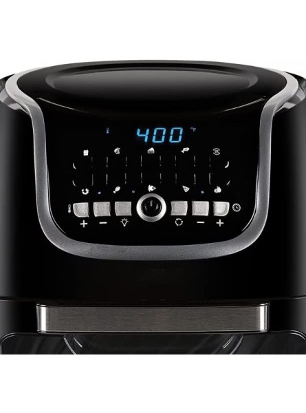 YuuTxx Air Fryer Pro Plus 10 Quart Black 10 Precise Presets and Customizable Smart Cooking Programs Fry Roast Dehydrate & Bake Auto Shutoff 1700 Watts B0B5LBT5FW