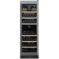 Kucht K430A12-C 177-Bottle Dual Zone Wine Cooler Built-in with Compressor Black Stainless Steel B07FYCZSC6
