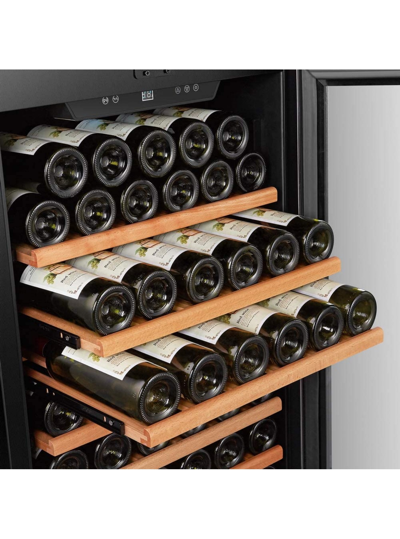 Lanbo Appliances LW162DD 24 in. 162 Bottle Dual Door Dual Zone Wine Cooler B097S3LZDT