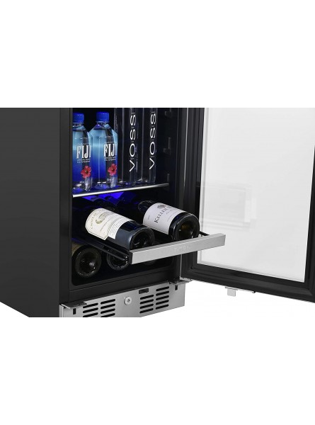 TiTAN Flash Deals! ?Upgraded Titan Signature15 inch Built In Beverage Cooler and Wine Cooler 48 Can and 7 Bottle Stainless Steel Single Door Single Zone B08P5GMWZ9