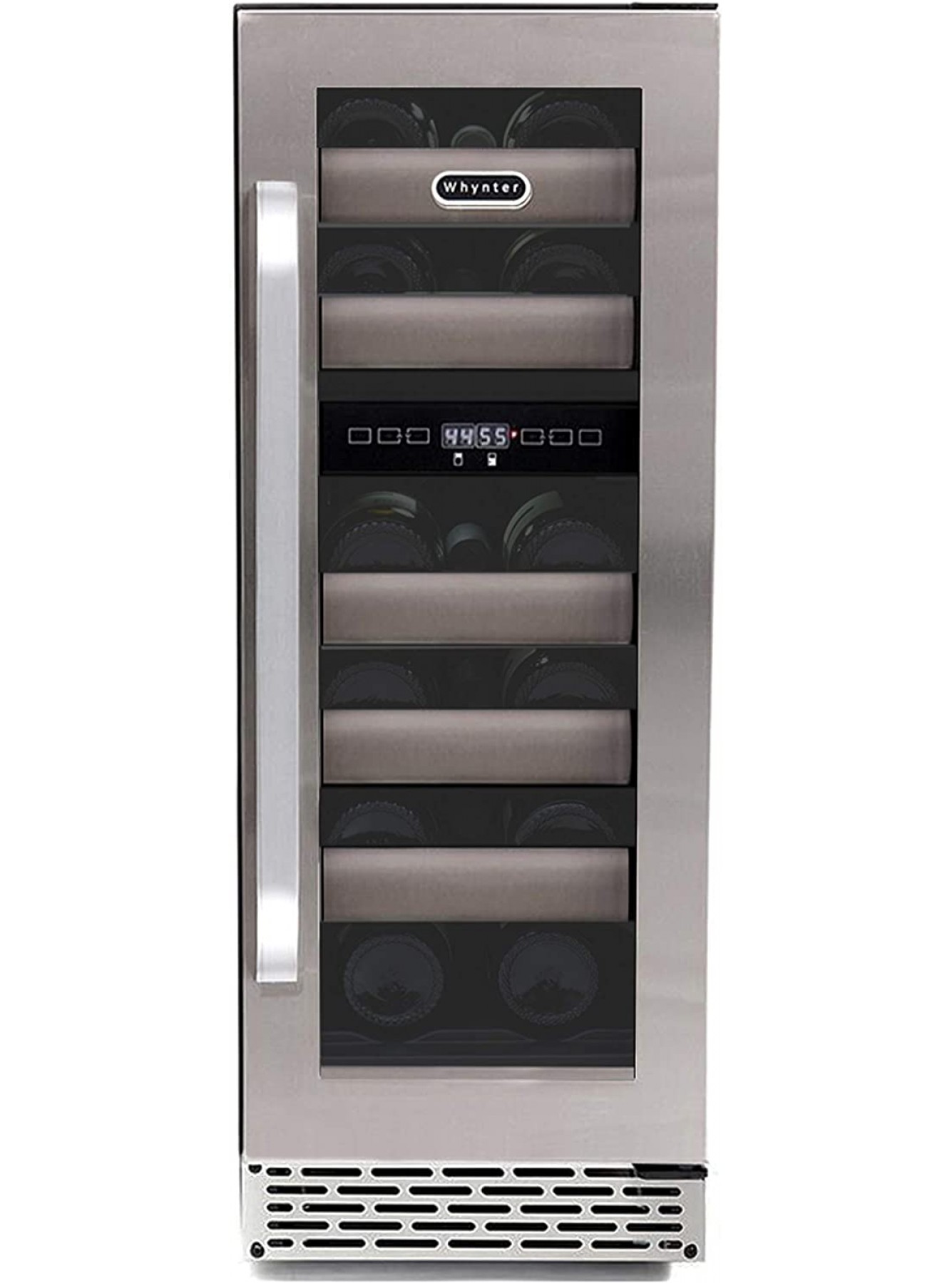 Whynter BWR-171DS 17 Bottle Stainless Steel Dual Zone Built Wine Refrigerators-Elite Series with Seamless Doors B00ITPALES