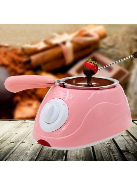 ELEOPTION Electric Chocolate Melting Pot with Free Accessories Electric Chocolate Fondue Fountain Pot Cupcake Chocomaker Candy Melter Yellow B07FMN9FX6