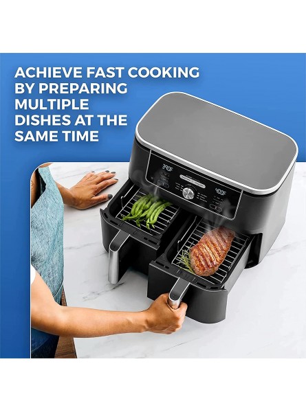 Fryers Rack Accessories Air Air Fryer For Double Fryer Rack Air Basket Stainless Dehydrator Multi-Layer Bakeware Baking Pans Sets Nonstick As shows One Size B0B3DGXQR1