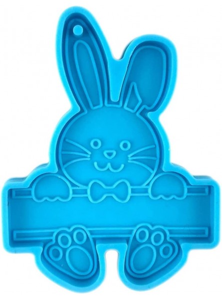 Tomsi Silicone Creative DIY Products Epoxy Pendant Keychain Collection Easter Rabbit Cake Mould Candy Melting Pot Insert B One Size B0B2J5G1J1