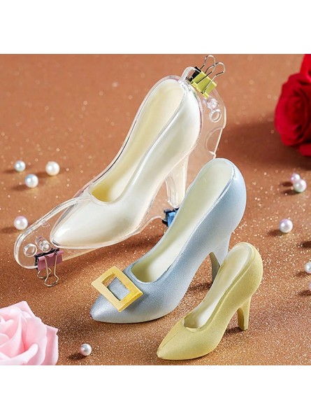 Wiueurtly Plastic Heel Chocolate Make Tool Mould 3D Molding Candy High DIY Cake Clear Shoe Kitchen，Dining & Bar Baby Lollipop Molds White One Size B0B4P74YBJ