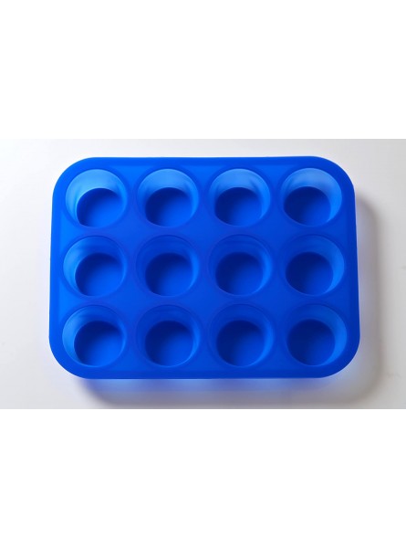 World Of Moulds Pack of 5 12 Cavity Round Cake Mould Silicone 33.5 x 25 x 3.8 cm B01MRCSIM9