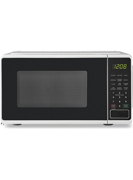 0.7 Cu ft Capacity Countertop Microwave Oven White B0B345S7ZF