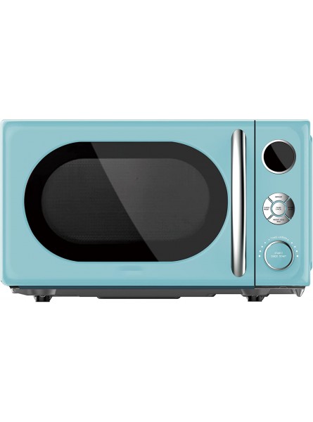 0.7 Cu. ft. Retro Countertop Microwave Oven 700 Watts Blue B0B39941YS