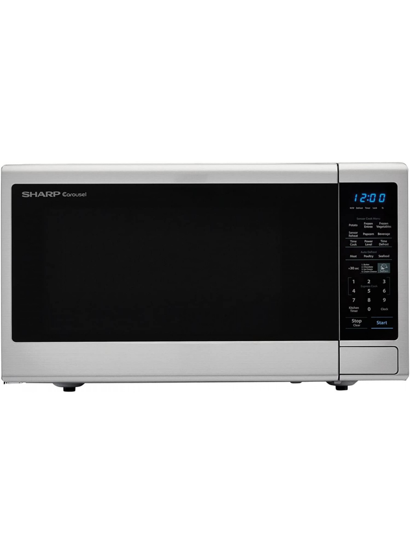 Carousel 1.4 Cu. Ft. 1000W Countertop Microwave Oven with Orville Redenbachers Popcorn Preset B0713Z7CR5