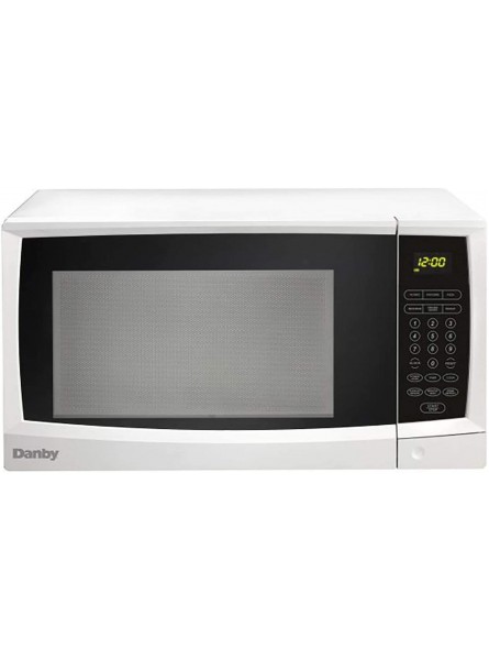 Danby 1.1 Cubic Feet 1000 Watt Compact Kitchen Counter Top Microwave Oven White B0084DFLRM