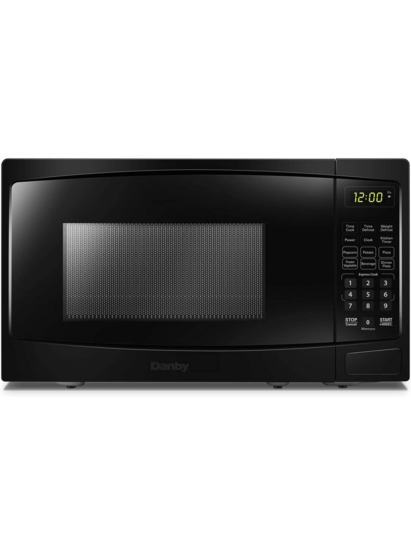 Danby DBMW0720BBB 700 Watts 0.7 Cu.Ft. Countertop Microwave with Push Button Door| 10 Power Levels 6 Cooking Programs| Auto Defrost and Child Lock Black B085565721