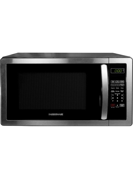 Farberware Countertop Microwave 1.1 Cu. Ft. 1000-Watt Compact Microwave Oven with LED lighting Child lock and Easy Clean Interior Stainless Steel Interior & Exterior B01EIZSF6I