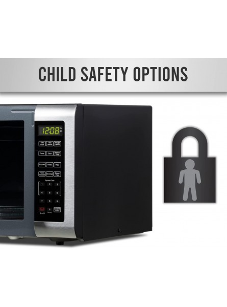 Farberware FMG16SS Countertop Microwave Oven 1.6 Cu. Ft. 1100 Watt LED Display Child Lock Easy Clean Interior Brushed Stainless Steel Cu.Ft B0B16ZVYKX