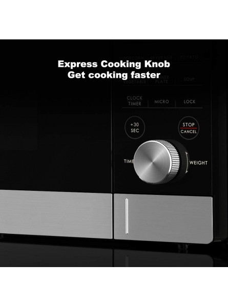 Galanz Microwave Oven ExpressWave with Patented Inverter Technology Sensor Cook & Sensor Reheat 10 Variable Power Levels Express Cooking Knob 1250W 2.2 Cu Ft Stainless Steel GEWWD22S1SV125 B08P5J1YRM