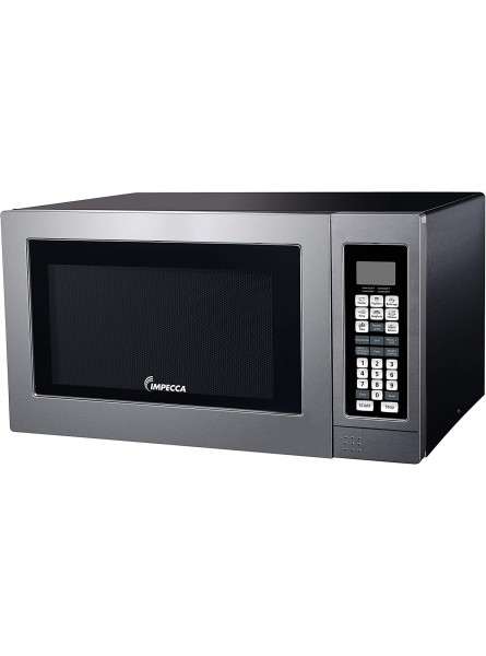 Impecca 3-in-1 Countertop Microwave Oven Convection Oven and Broiler Grill 8 Pre-Set Menus 10 Power Levels Child Lock Cooking Complete Notification 1.2 Cu. Ft. 1000-Watts Stainless Steel B08TB1J6QT