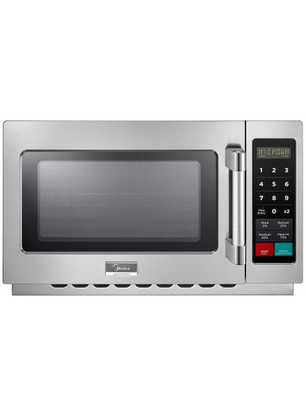 Midea Equipment 1034N1A Stainless Steel Countertop Commercial Microwave Oven 1000W B0787NR4YT