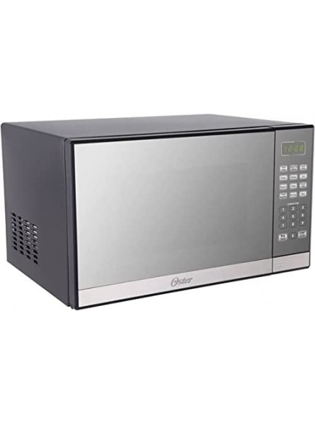 Oster 1.3 Cu. Ft. Stainless Steel with Mirror Finish Microwave Oven with Grill B09Q27JKG1