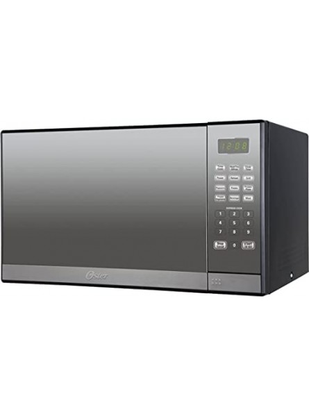 Oster 1.3 Cu. Ft. Stainless Steel with Mirror Finish Microwave Oven with Grill B09Q27JKG1