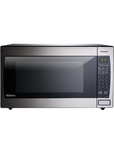Panasonic Microwave Oven NN-SN966S Stainless Steel Countertop Built-In with Inverter Technology and Genius Sensor 2.2 Cu. Ft 1250W Renewed B07K117CBD