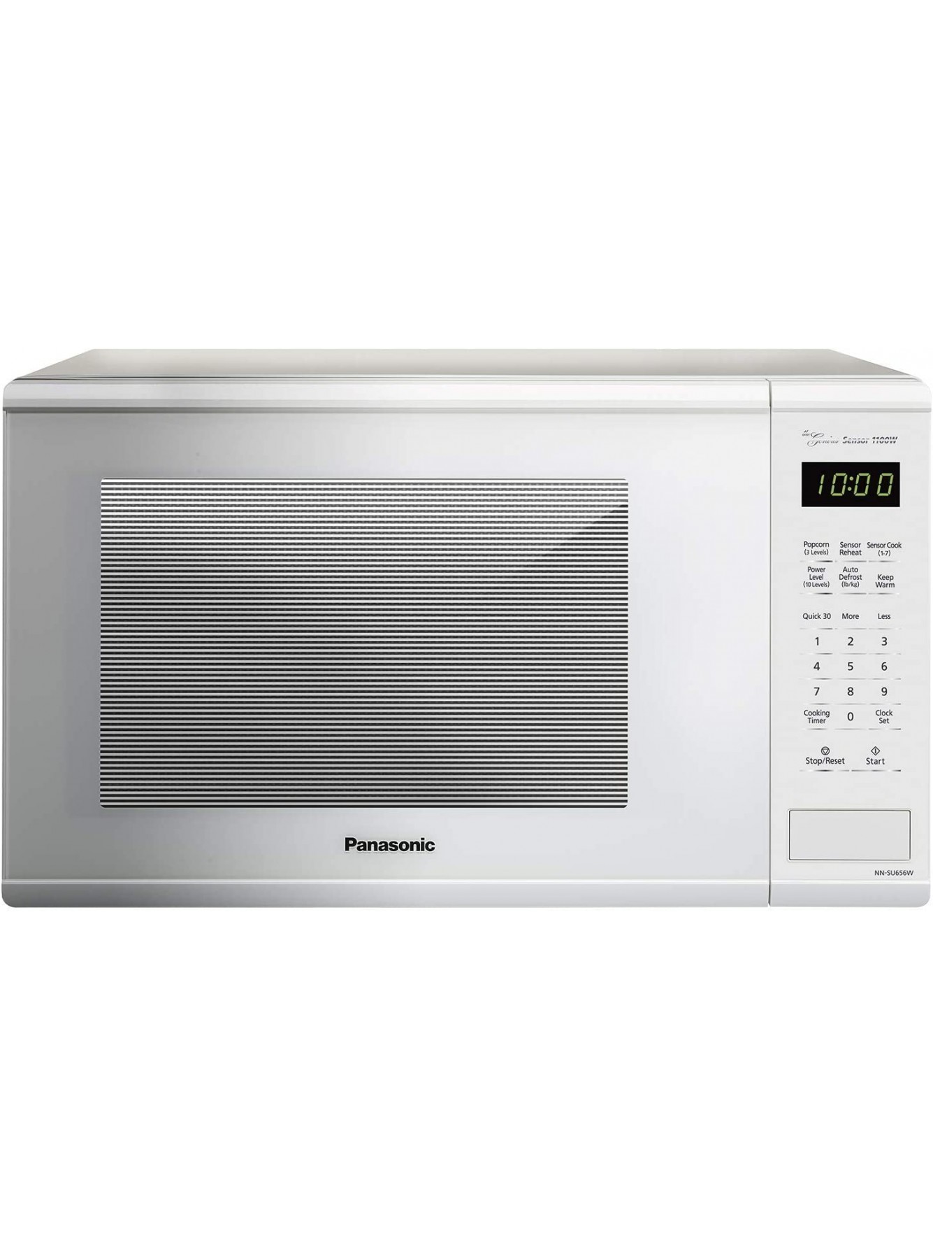 Panasonic NN-SU656W Countertop Microwave Oven with Genius Cooking Sensor and Popcorn Button 1.3 cu. ft. 1100W White Renewed B07R8TMNPF