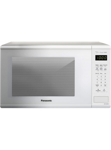 Panasonic NN-SU656W Countertop Microwave Oven with Genius Sensor Quick 30sec Popcorn Button Child Safety Lock and 1100 Watts of Cooking Power-NN-SU 1.3 cu. ft White B01DPZD2YM