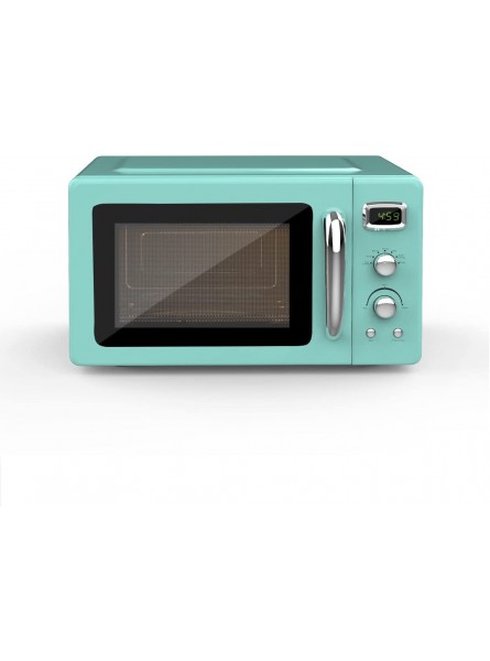 Retro Microwave Oven SIMOE Compact Countertop Microwave 0.9 cu.ft. 900 W B09F2TKZMX