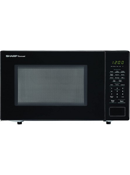 SHARP Black Carousel 1.1 Cu. Ft. 1000W Countertop Microwave Oven ISTA 6 Packaging Cubic Foot 1000 Watts B01N6OBT1T