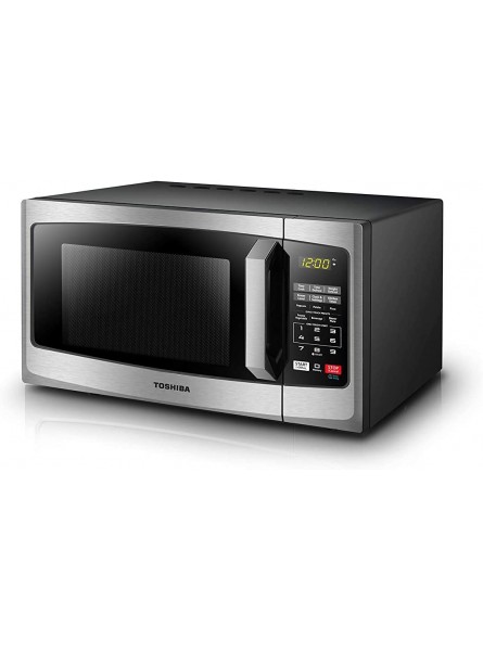 Toshiba EM925A5A-SS Microwave Oven with Sound On Off ECO Mode and LED Lighting 0.9 Cu. ft 900W Stainless Steel B076V72BZ6