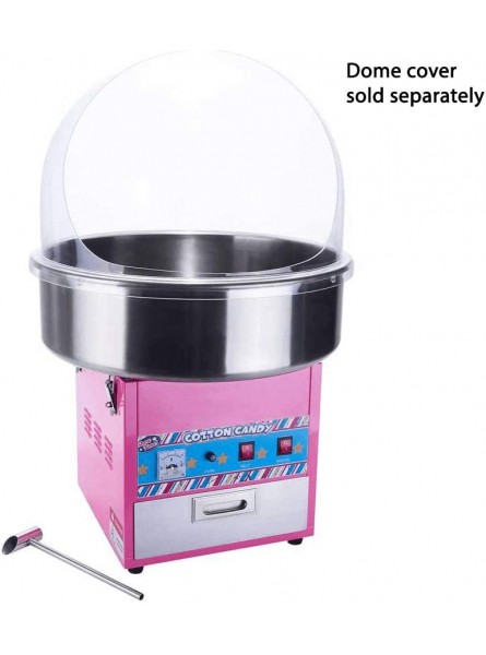 Winco CCM-28 Show Time Electric Cotton Candy Machine With 20.5'' Stainless Steel Bowl 1080W Cotton Candy Maker B07GK8ZDQ2