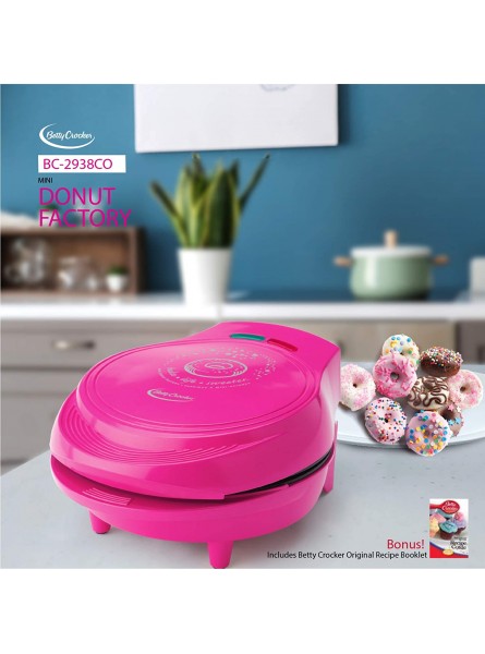 Betty Crocker Mini Non-Stick Donut Maker Pink B00K05AZY6