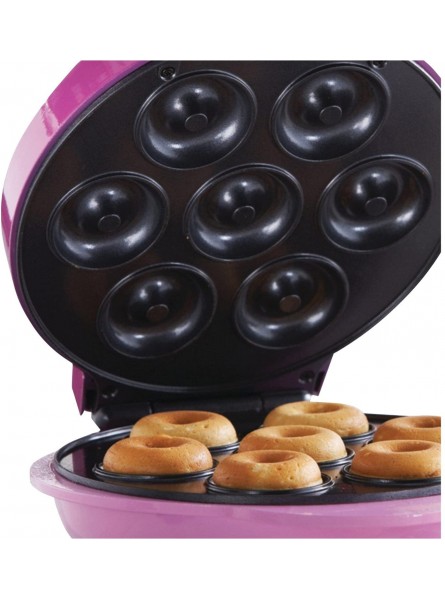 Brentwood Mini Donut Maker Machine Non-Stick Pink B00HSHS1Y0