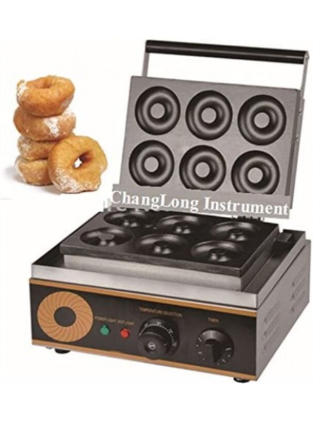 Changlong instrument® FYX-6A Electric six pieces Donut Maker Machine commercial donut making machine 110v 220v B016ZSEUO2