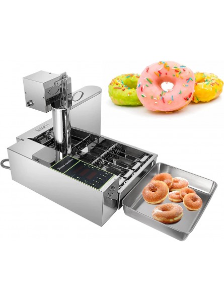 Ideamad 2000W Commercial Donut Making Machine 6L Mini Donut Maker 3 Donut Molds Donut Machine Donut Machine CEFCCCCCPSE 72x38.5x37.5cm B0968CW91Z