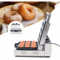 SNKOURIN Electric Donut Maker Non-Stick 9 Holes Donut Machine With Temperature & Time Control For Home Commercial Use B0B5GVL76L