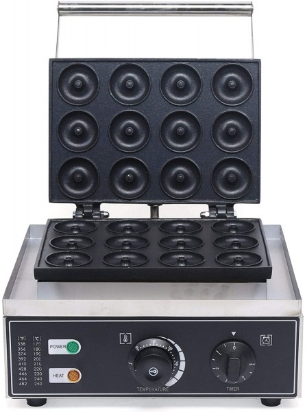 TFCFL 110V 1500W Electric Home Baker Maker Machine Stainless Steel Donut Maker B09TQP5B18